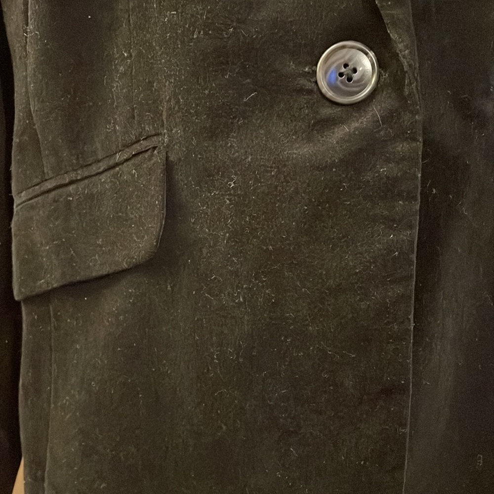 Jones New York Stretch velvet lined blazer - Picture 3 of 9